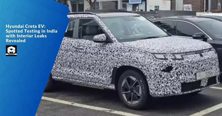 Hyundai Creta EV: Spotted Testing in India with Interior Leaks Revealed