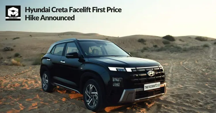 Hyundai Creta Facelift First Price Hike Announced